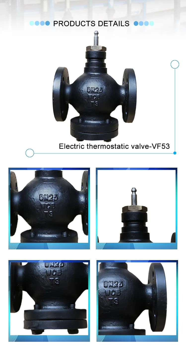 Electric Temperature Control Valve Made in China, Differential Pressure Bypass Valve