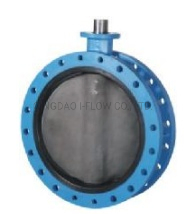 En593 Pn10/Pn16 Double Flange Butterfly Valve