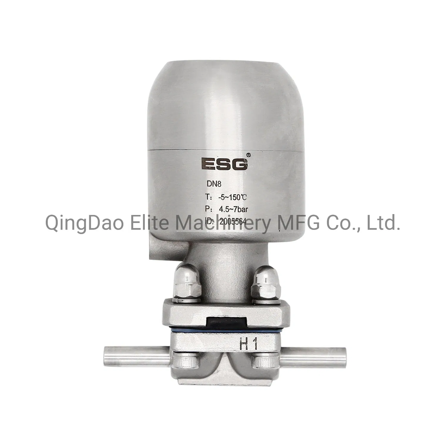 Esg Stainless Steel Pnaumatic Diaphragm Valve with FDA Approved
