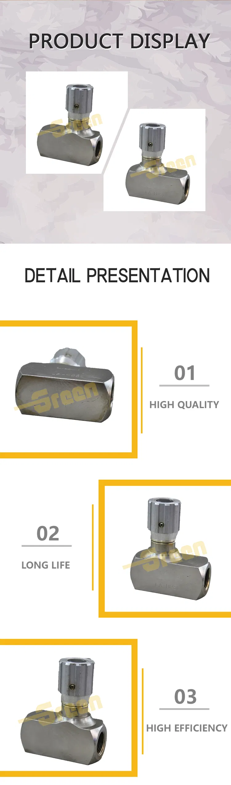 Factory Direct Lag6 Lag8 Lag10 Lag12 Lag40 Direct Acting Pressure Reducing Valve