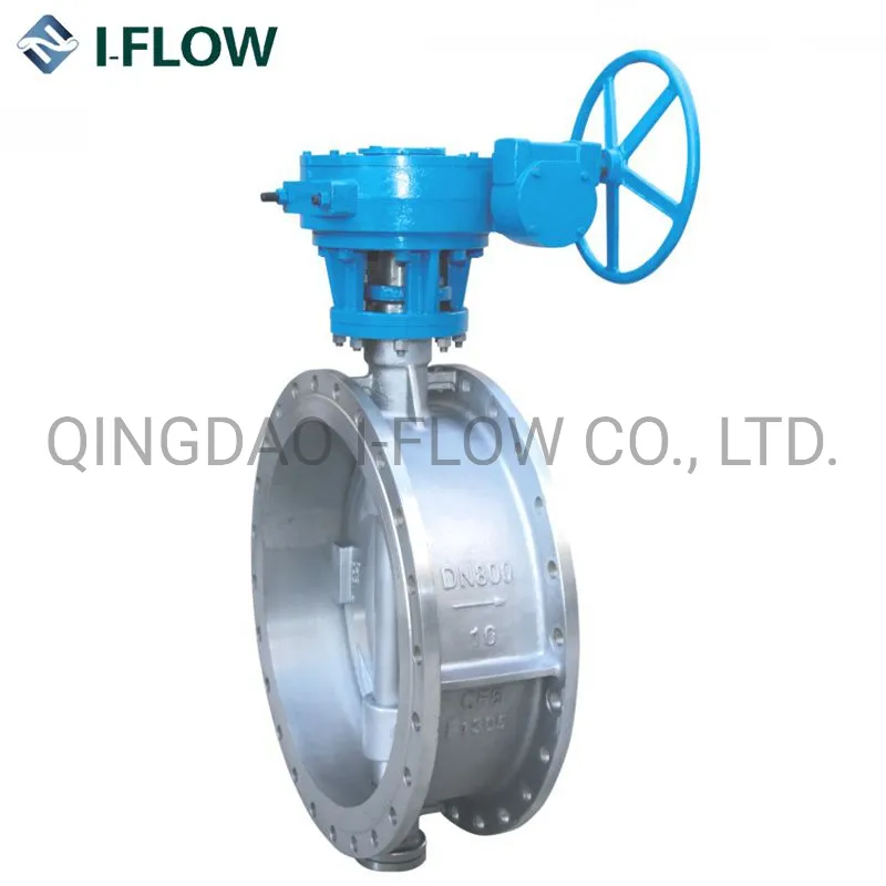 Flange Butterfly Valve Price DN300-800 D343h Three Eccentric Butterfly Valve