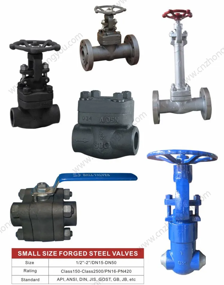 Flange DN15 Pn16 F304L Forged Gate Valve