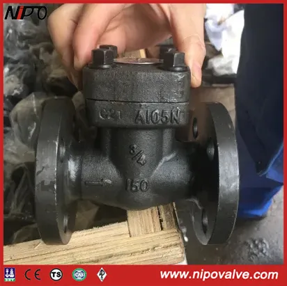 Flange Forged Steel Piston Swing Check Valve