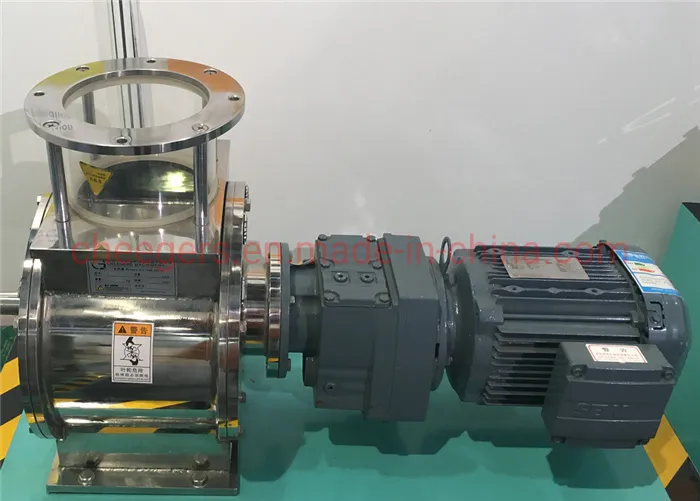 Flow Through Rotary Valve Airlock Powder Drying Rotary Valve