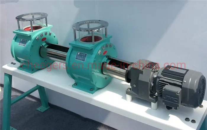 Flow Through Rotary Valve Airlock Powder Drying Rotary Valve