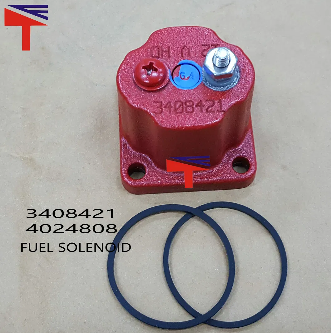 Fuel Eolenoid 3408421 Excavator Engine Shutoff Solenoid Valve for 4024808
