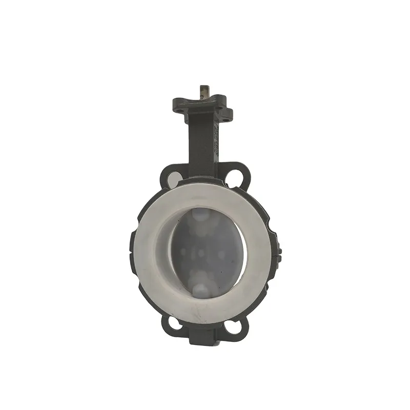 Handle Type Wcb Ductile Iron Butterfly Valve with Centerline