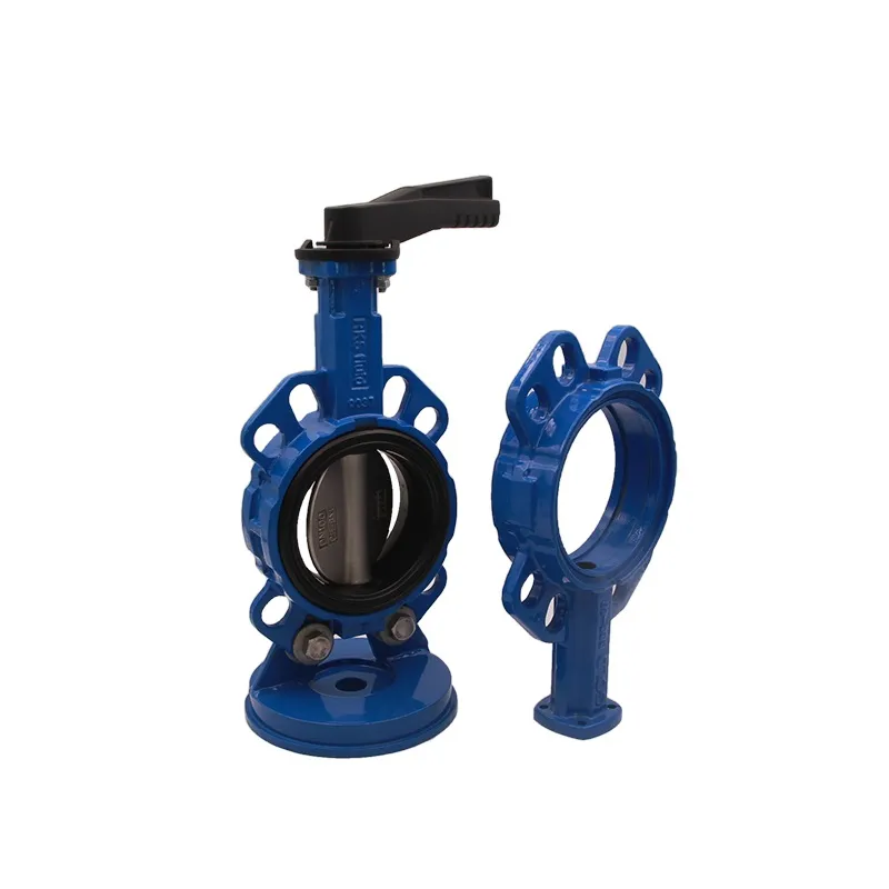 Handle Type Wcb Ductile Iron Butterfly Valve with Centerline