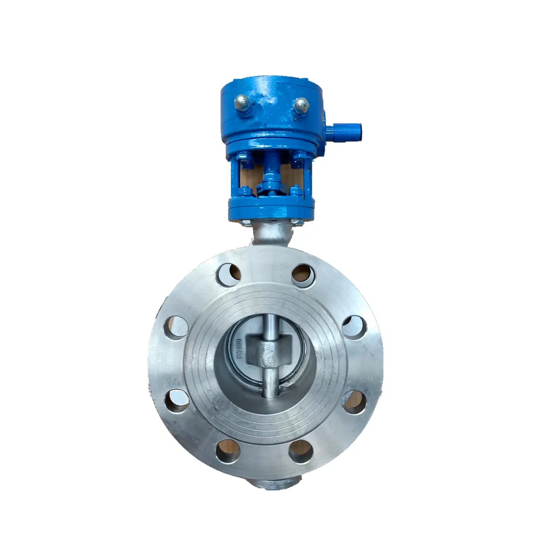 Handle Type Wcb Ductile Iron Butterfly Valve with Centerline