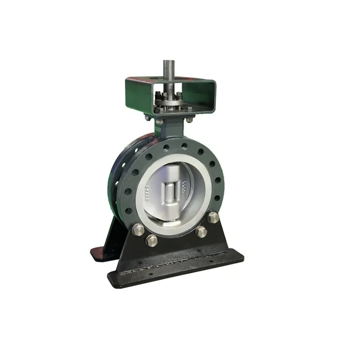 Handle Type Wcb Ductile Iron Butterfly Valve with Centerline
