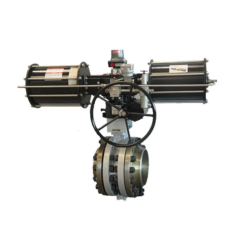 Handle Type Wcb Ductile Iron Butterfly Valve with Centerline