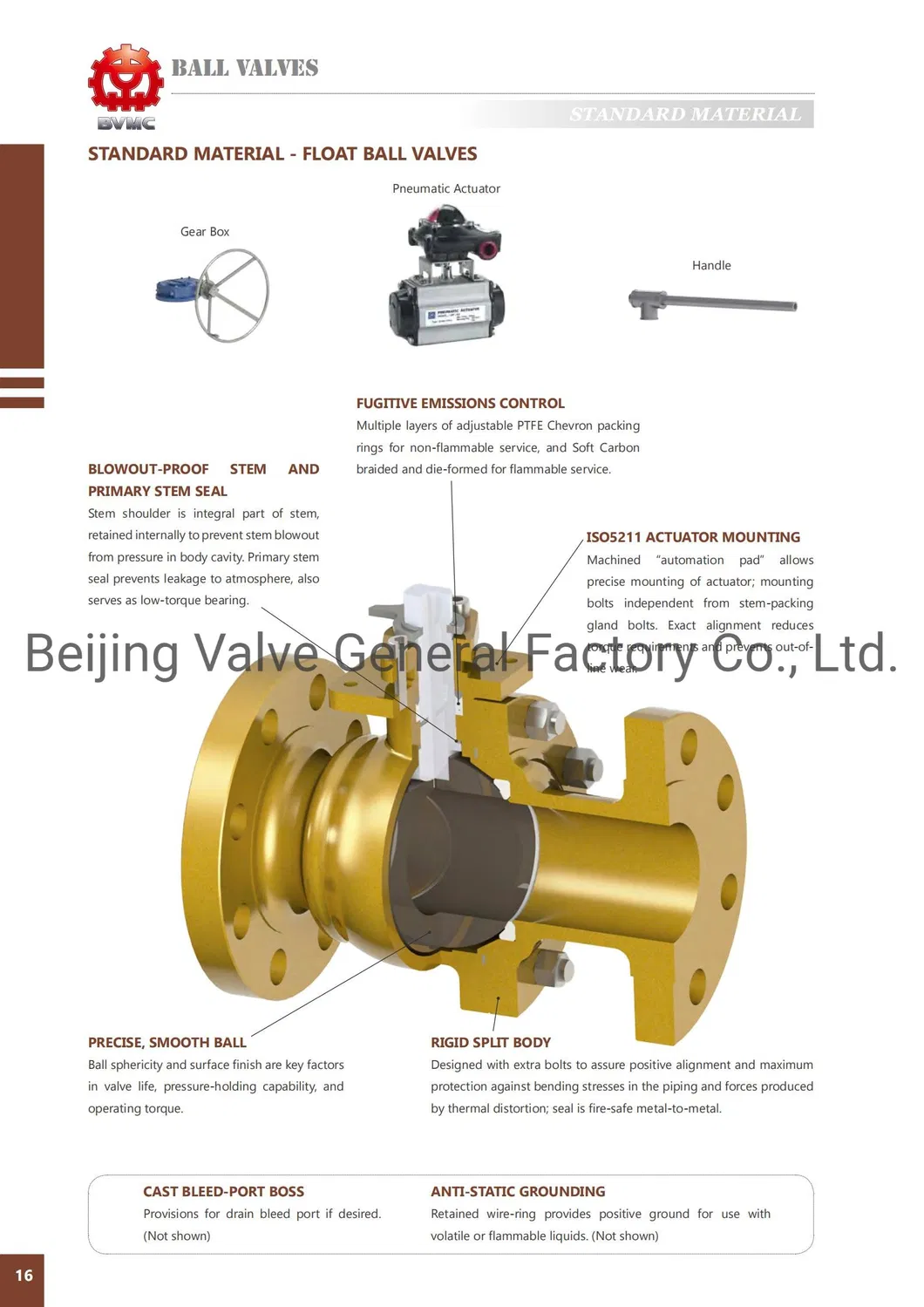 Hard Seal Worm Gear Fixed Ball Valve Flange Connection Ball Valve Normal Temperature
