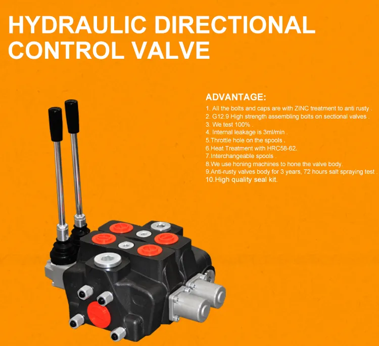 Hot Selling SD4 45L/M Single Lever Hydraulic Manual Control Valve