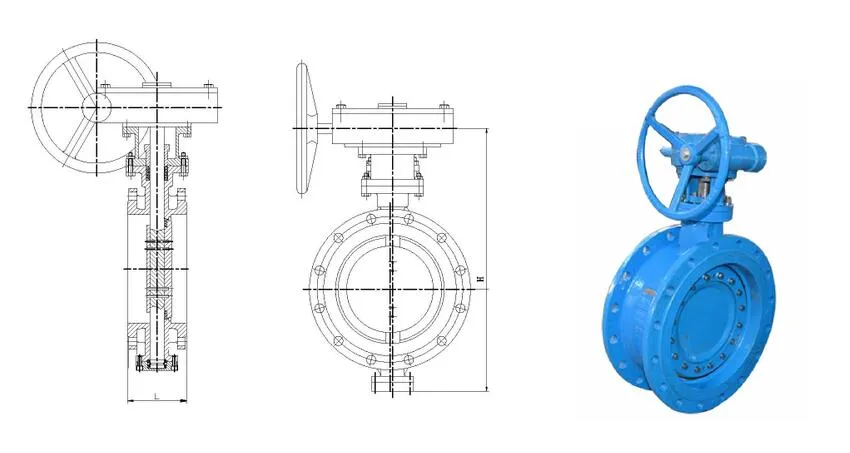 Household Usage Eccentric Butterfly Control Valve with Advanced Technology