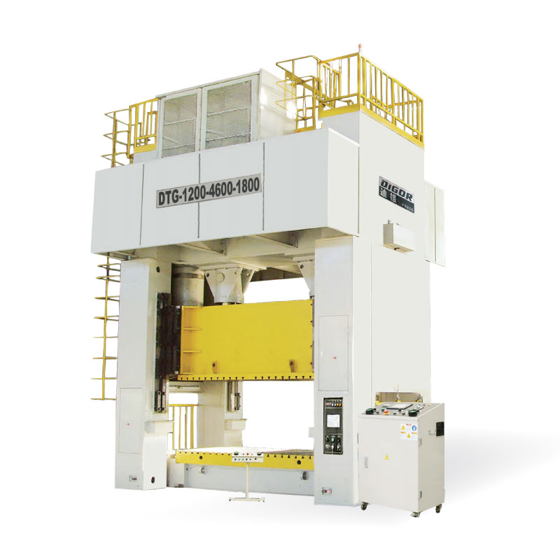 Closed double point eccentric gear press