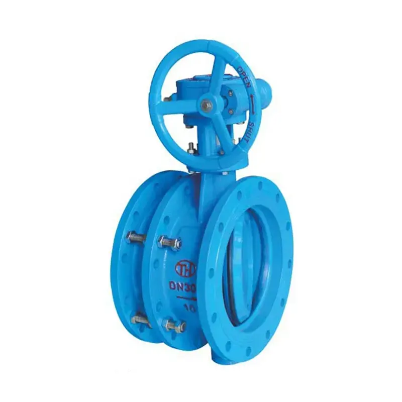 Telescopic butterfly valve for water supply