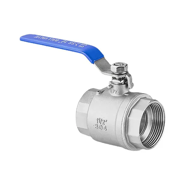 Two Piece Stainless Steel Threaded Ball Valve