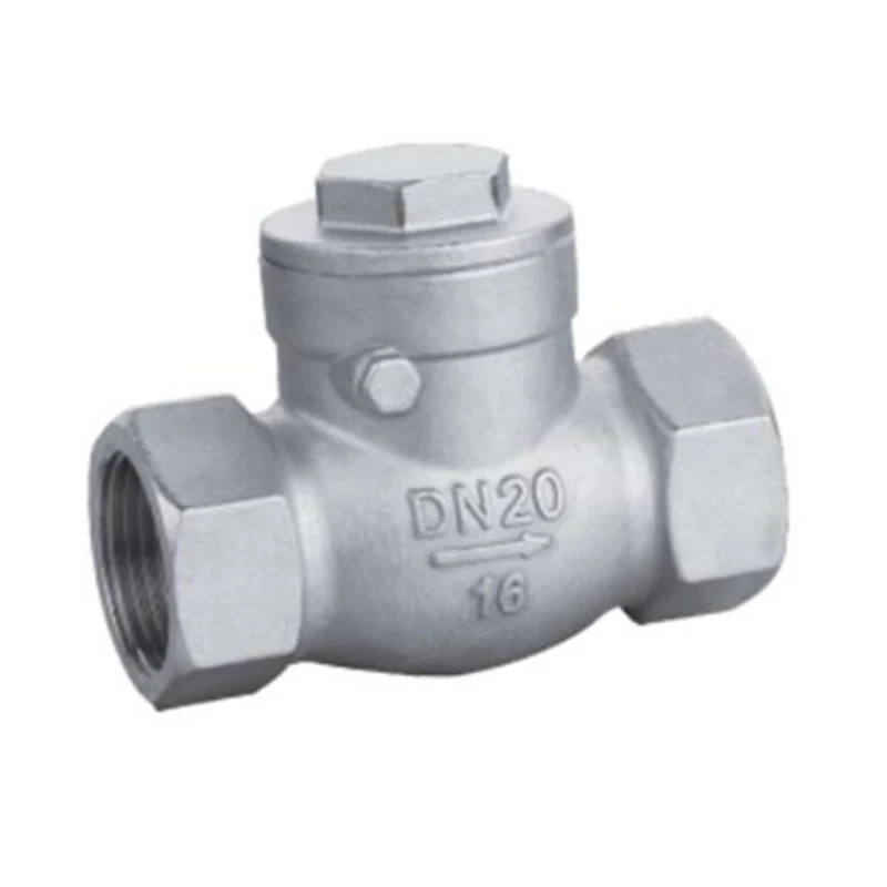 High temperature stainless steel swing check valve