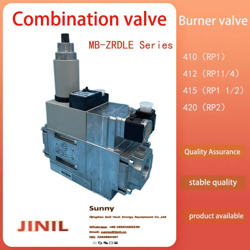 Natural Gas Solenoid Auto Control Valve for Boiler Gas Burner