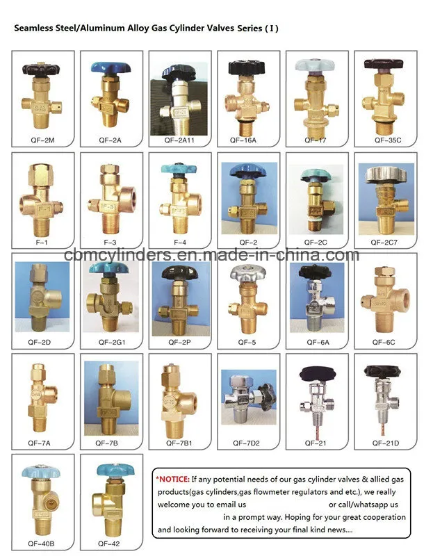 Oxygen Valve Qf-2g1 for O2 Cylinders