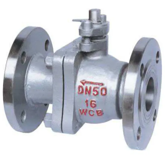 Pn10 Pn16 2-PC Cast Steel Ball Valve