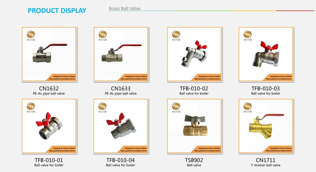 Pn25 1/2 3/4 1 1-1/4 1-1/2 Inches BSPT/NPT Thread Catalog Pricelist Brass Ball Valve with Chrome Plated Long Handle