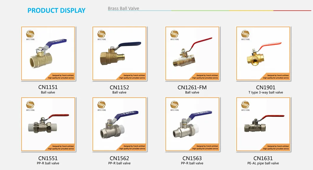 Pn25 1/2 3/4 1 1-1/4 1-1/2 Inches BSPT/NPT Thread Catalog Pricelist Brass Ball Valve with Chrome Plated Long Handle