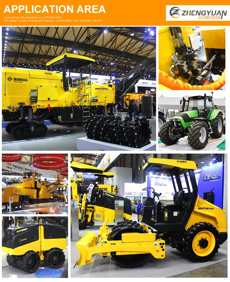 Rotary Valve 120lpm Manual Control Hydraulic Control Valve