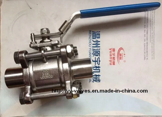 Sanitary Ball Valve with Fulled Cavity PTFE Seat