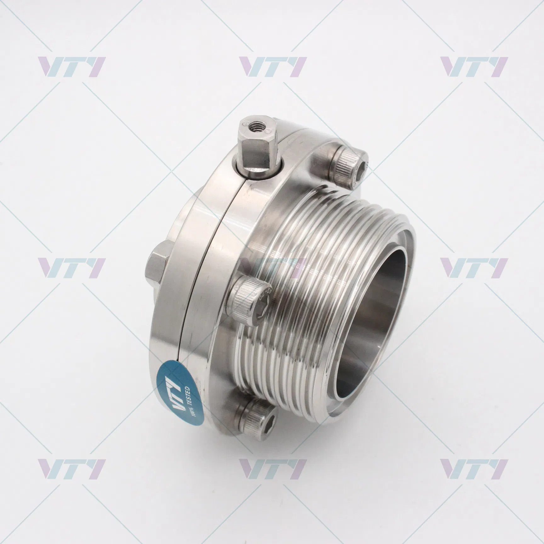 Sanitary Stainless Steel Hygienic Manual Butterfly Valve Threaded/Clamp