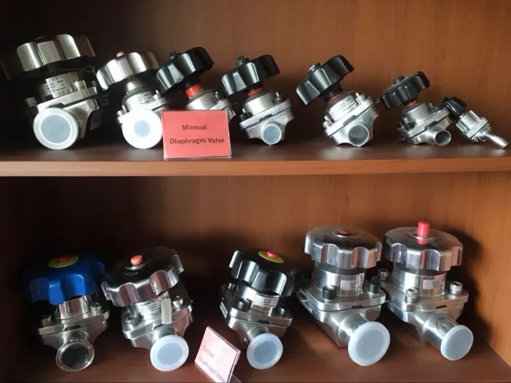 Sanitary Stainless Steel Mini Manual Clamped Diaphragm Valve (DIN-No. RG1204)