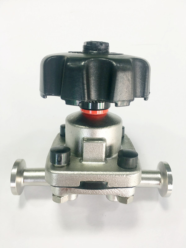 Sanitary Stainless Steel SS304/SS316 Casting Manual Clamped Diaphragm Valve