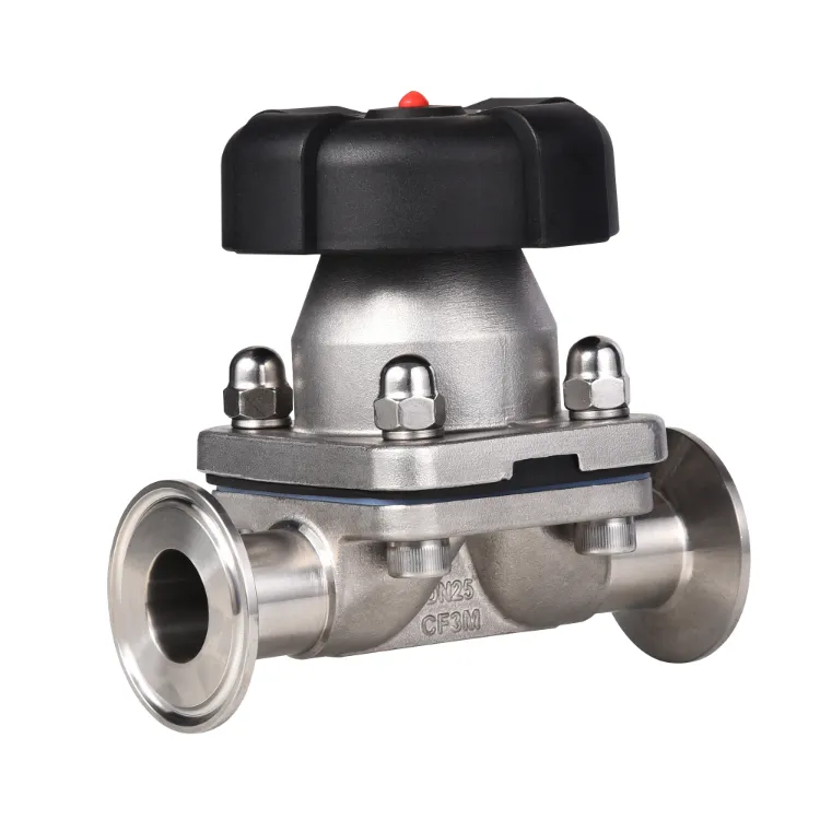 Sanitary Tri-Clamp Bpe Stainless Steel Diaphragm Valve for Pharmacy Industry