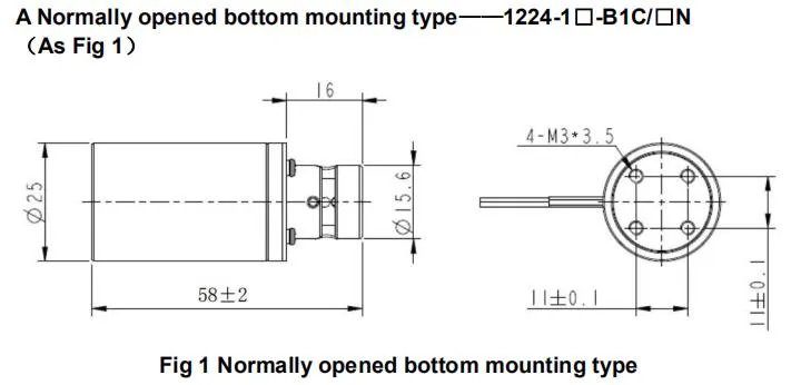 Single Channel Pinch Valve, Silicone Tubing, 1224series