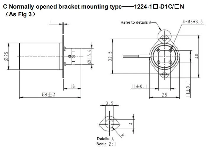 Single Channel Pinch Valve, Silicone Tubing, 1224series