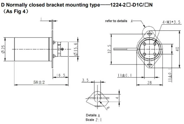 Single Channel Pinch Valve, Silicone Tubing, 1224series
