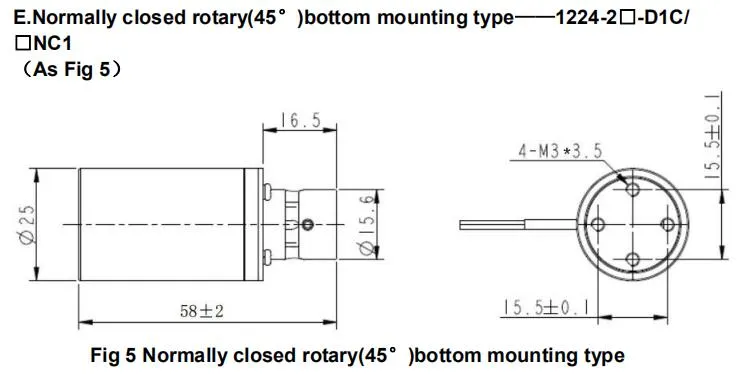 Single Channel Pinch Valve, Silicone Tubing, 1224series