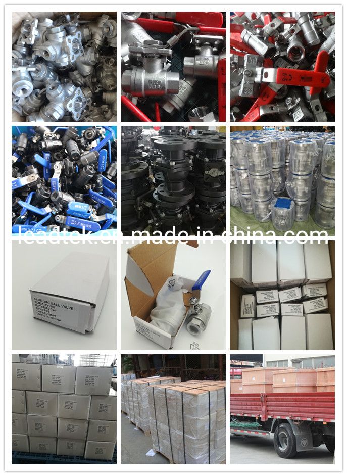 Stainless Steel 3 Piece High Mounting Pad Flange Ball Valve