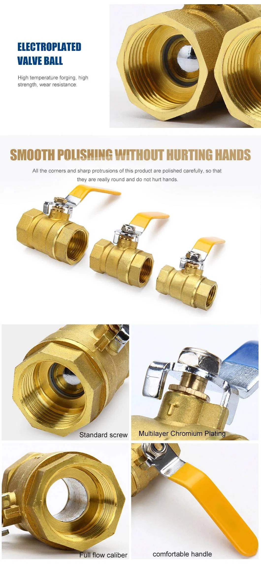 Stainless Steel Ballcock Red Copper Ball Floating Valve with Copper Float