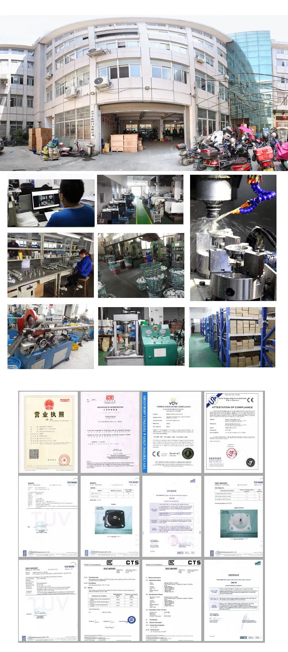 Stainless Steel Food Processing Tank Bottom Diaphragm Valve (JN-DV3003)