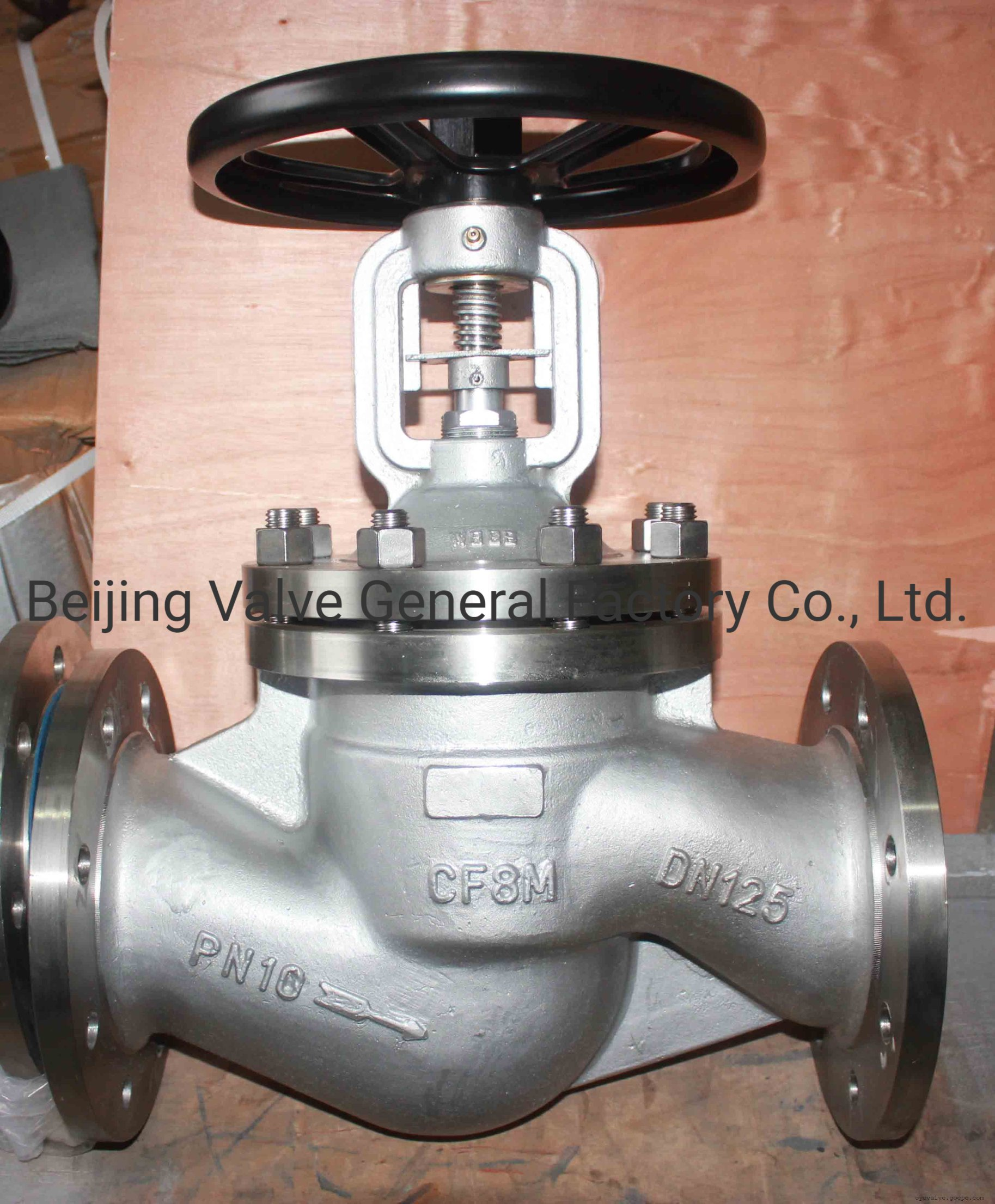 Stainless Steel Globe Valve J41W -16p Forged Flange Globe Valve 304 316L