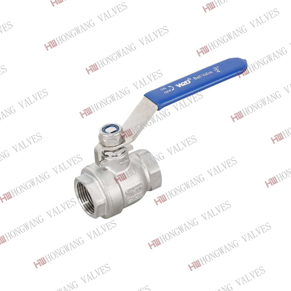 Stainless Steel Industrial Manual Korean Type 2PC Thread Ball Valve ( HW -BV 2001)
