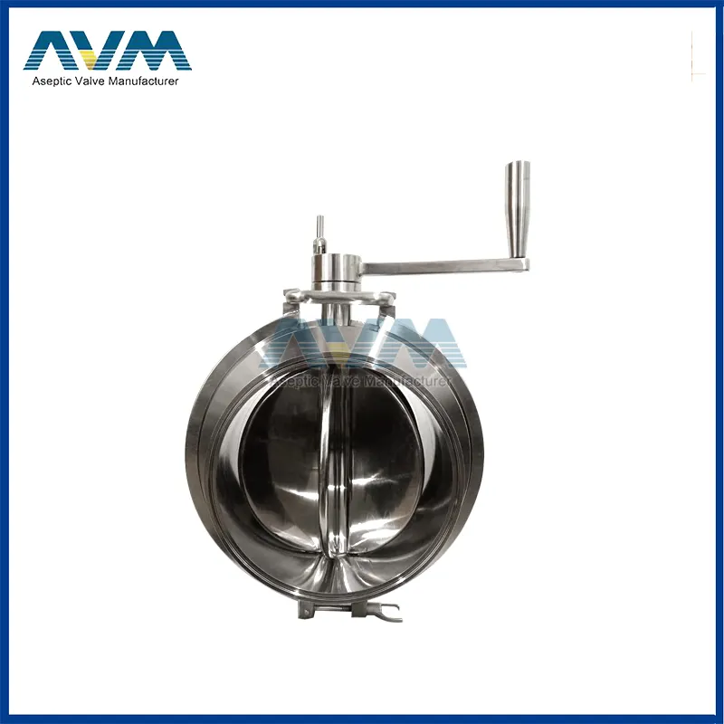 Stainless Steel Pneumatic Powder Butterfly Valve DN250