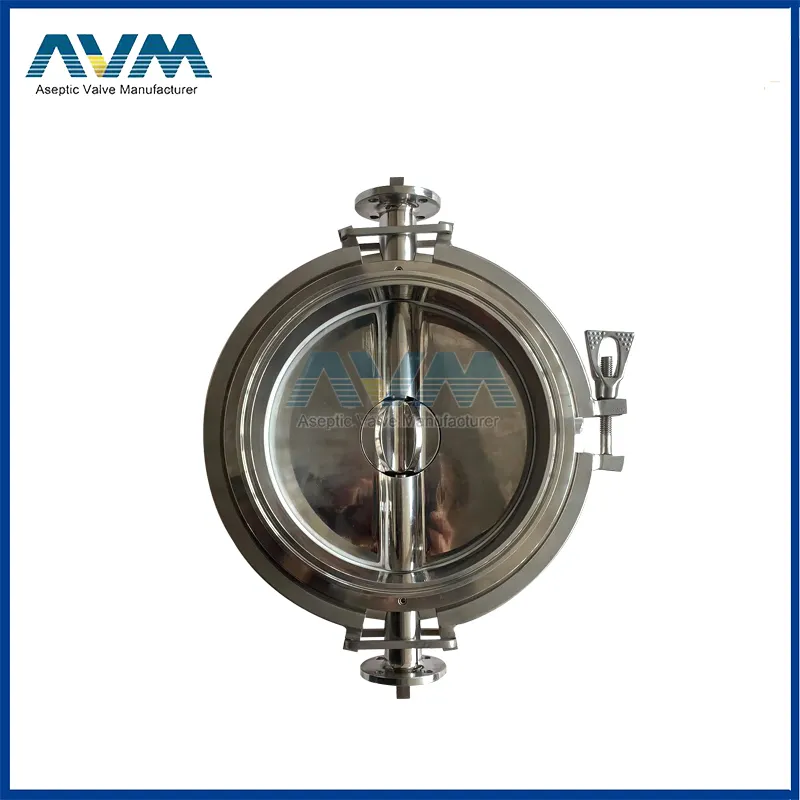 Stainless Steel Pneumatic Powder Butterfly Valve DN250