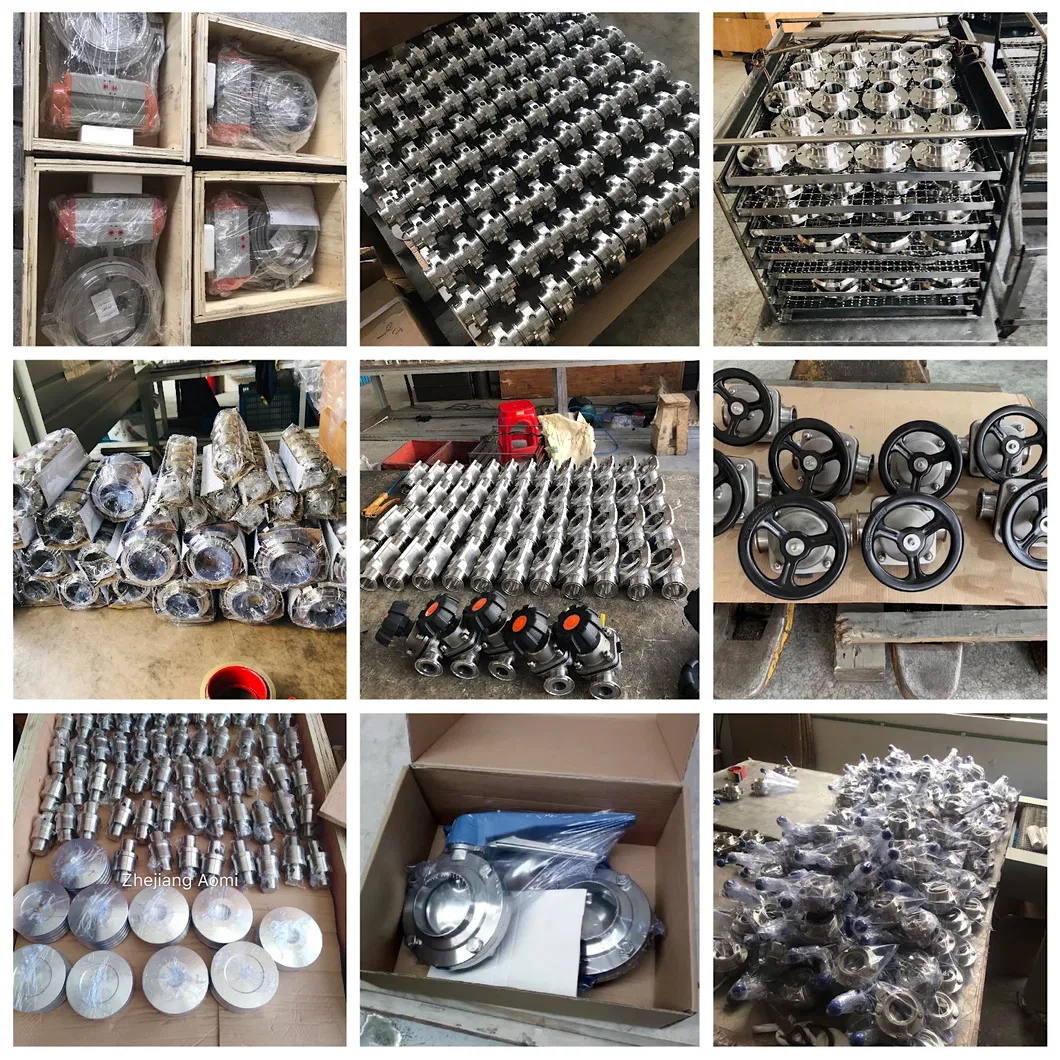 Stainless Steel Pneumatic Powder Butterfly Valve DN250