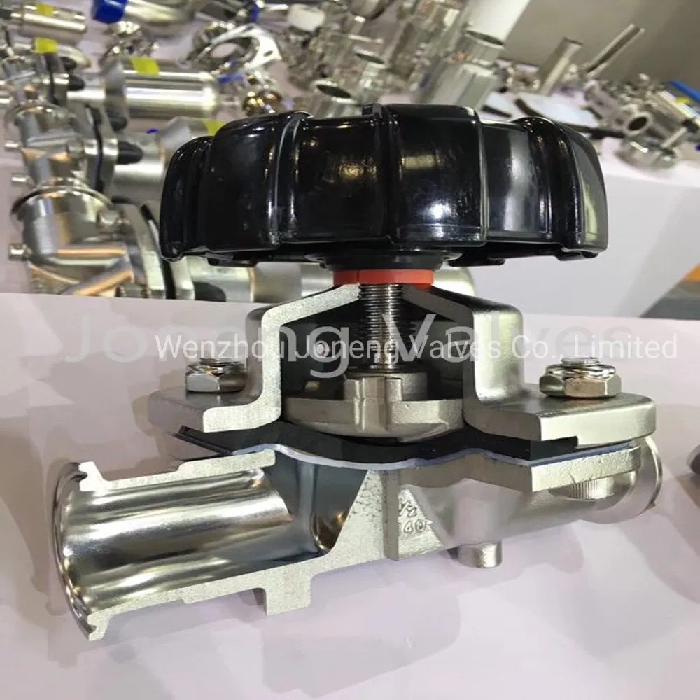 Stainless Steel Sanitary Manual Type Clamped Diaphragm Valve (JN- DV1002 )