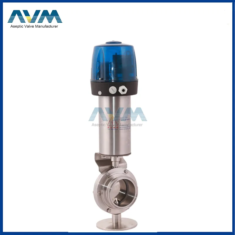 Stainless Steel SS316L Sanitary Butterfly Valves