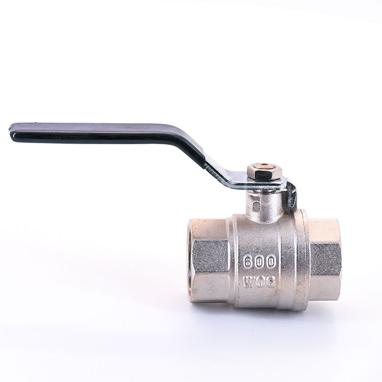 Supply 1" Inch Brass Ball Valve 600 Wog Nickle Plated