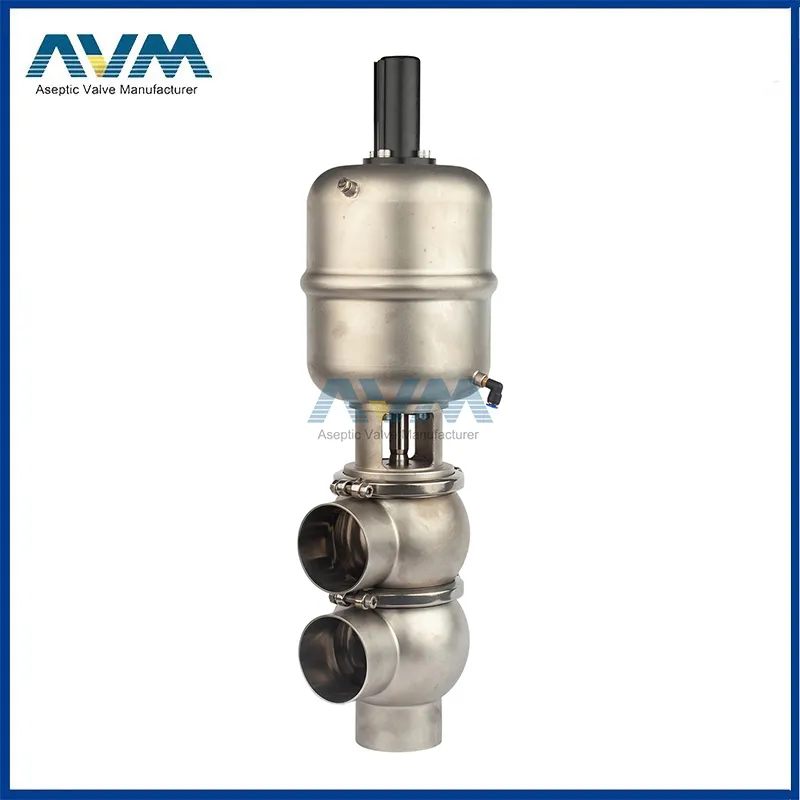 SUS316L Stainless Steel Pneumatic Diversion Valve