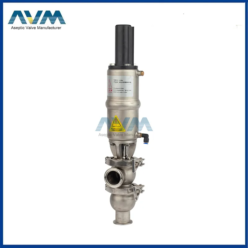 SUS316L Stainless Steel Pneumatic Diversion Valve